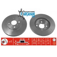 TOYOTA COROLLA FREN DİSKİ ÖN 1988 - 1992