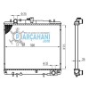 MİTSUBİSHİ L200 SU RADYATÖRÜ 1997 - 2002